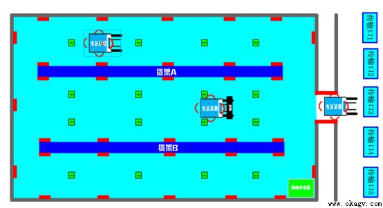 ����AGV�泵�ڵ��ӵ�����ҵ�Ĳֿ�Ӧ��