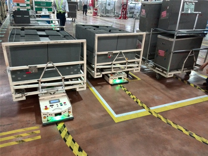 AGV���ܳ��Ĺ켣��Ϣ�������Ʒ���