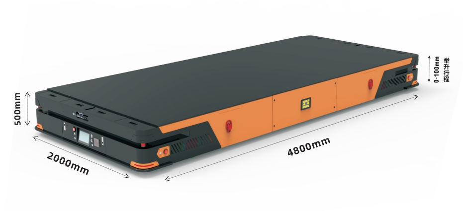 ŷ��30T�������������򱳸�AGV